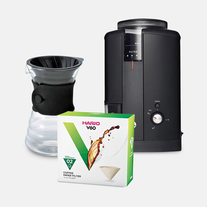 V60 Brewer and Electric Grinder Starter Pack